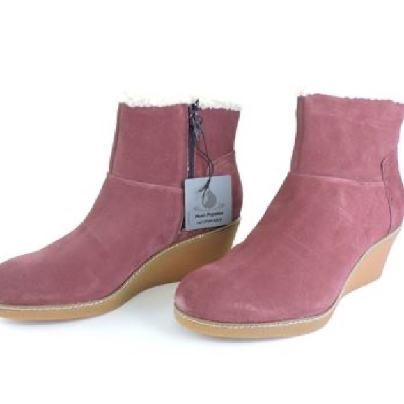 Hush Puppies Ani Hyde Waterproof Suede Ankle Boots, Size 9.5 - Picture 3 of 8